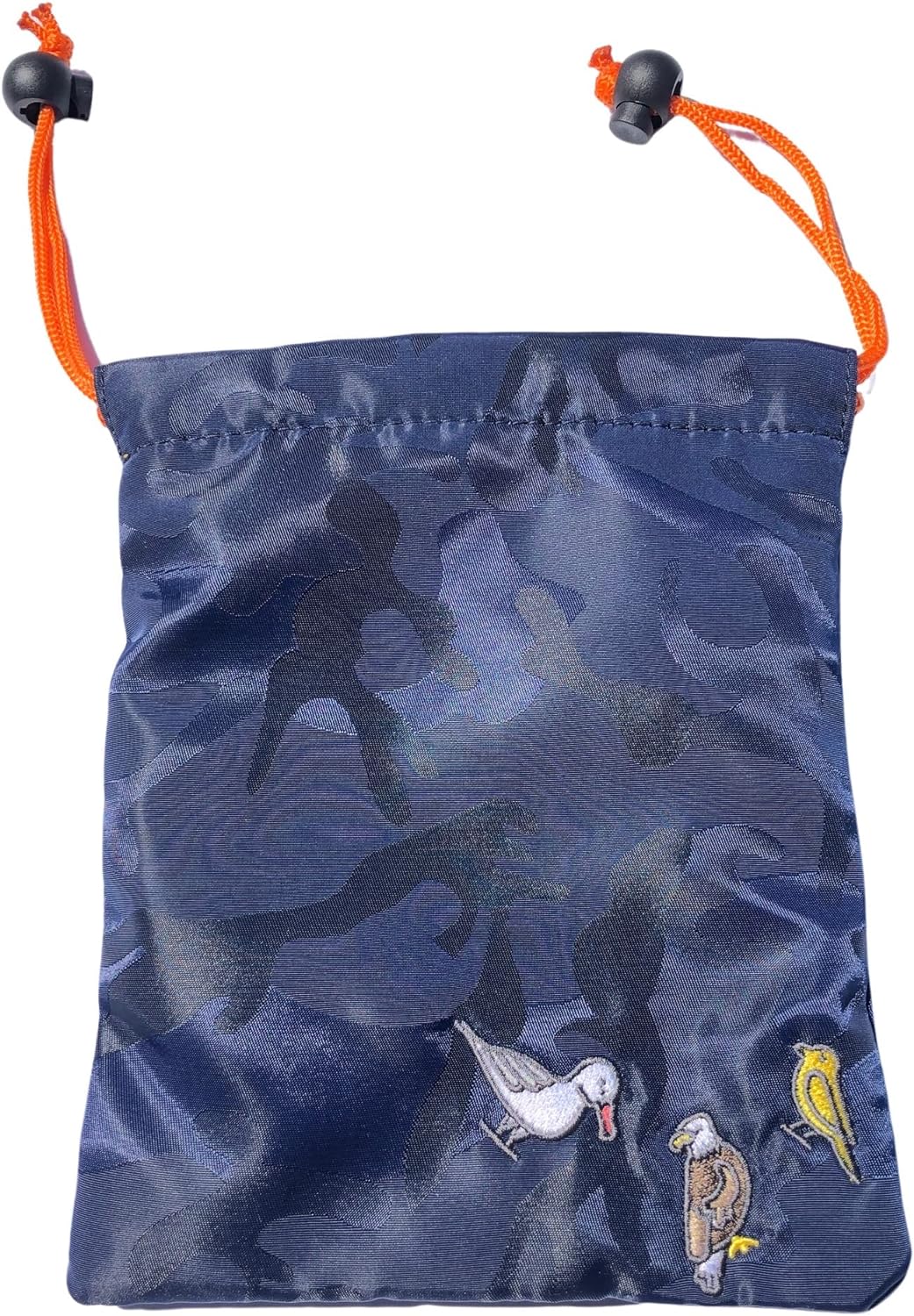 “Fore The Birds” Camo Collection - Small Pouch For Golf Accessories, Golf Tees And Golf Ball Bag, Golf Accessories For Men And Women, Small Drawstring Pouch For Golf Valuables - Navy